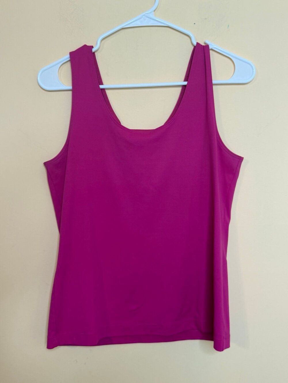 Chico's Size 1 Contemporary Microfiber pink Basic Tank Top